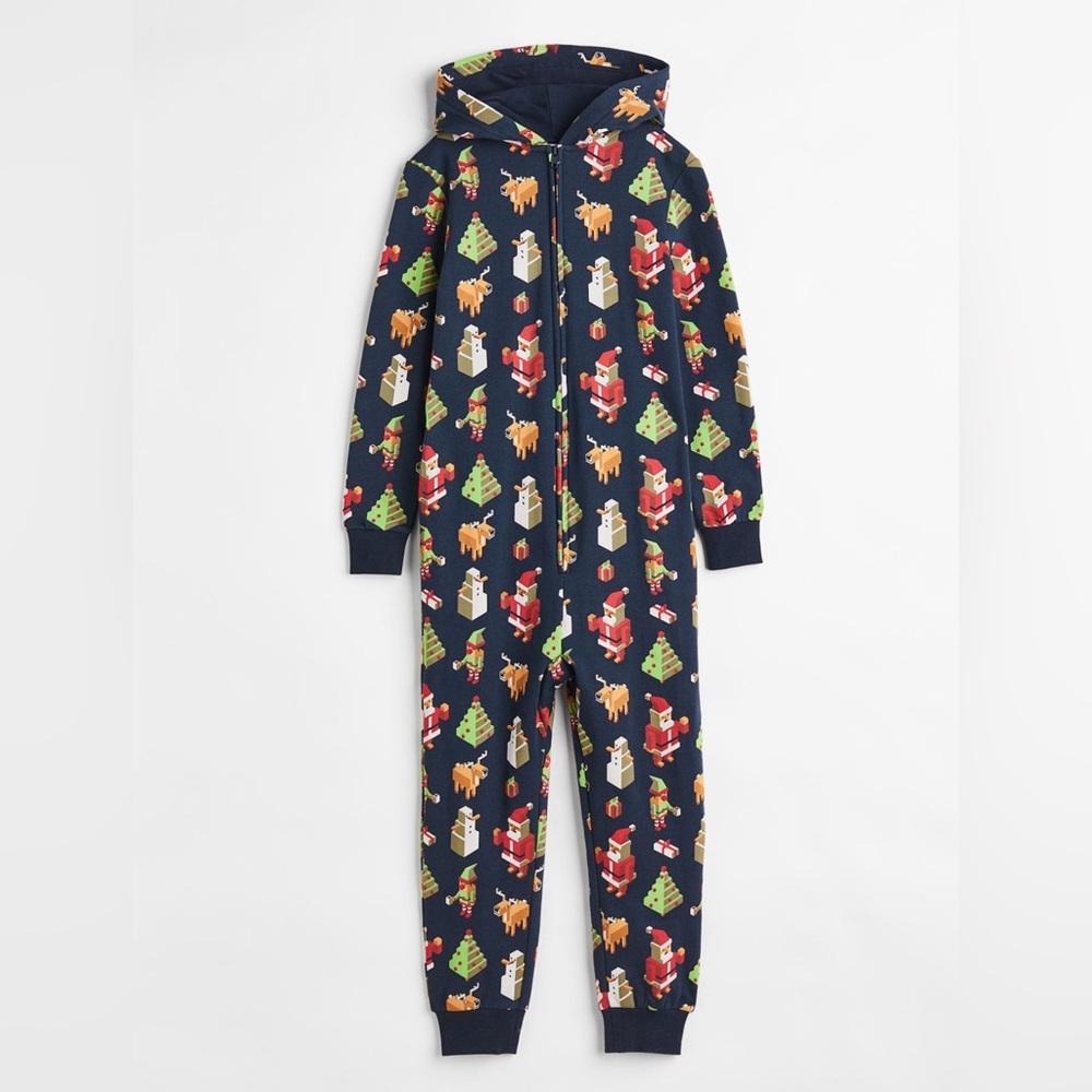 CHRISTMAS 
PRINTED JUMPSUIT